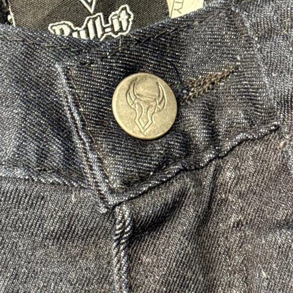 Bull-it Jeans Women’s Size 6 Dark Blue Boot Cut Lined Motorcycle Jeans - Picture 3 of 16
